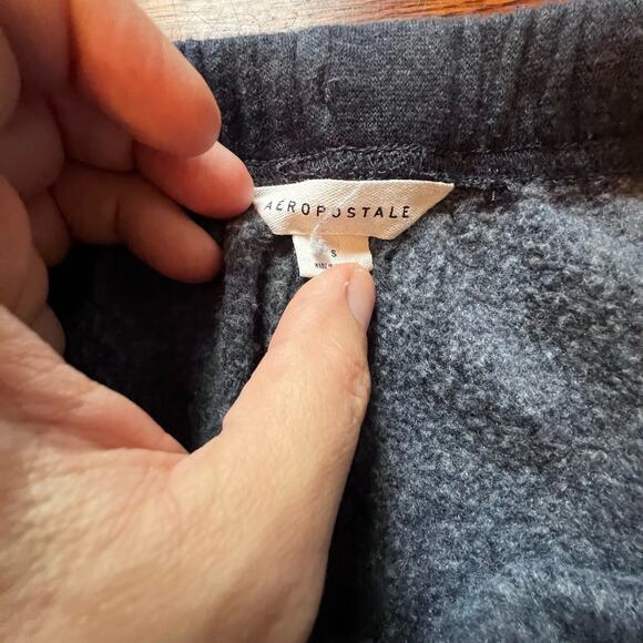 Aeropostale Aero Teen Junior Girls Irridescent Logo Jogger Sweatpants Small - Picture 4 of 6